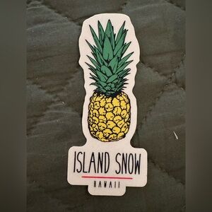 Island Snow Hawaii Pineapple Sticker